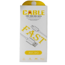 CABLE FAST MICRO BLANCO 10UND ( 50 ) 