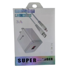 CARGADOR SUPER CHARGER 3A  10UND (20) 