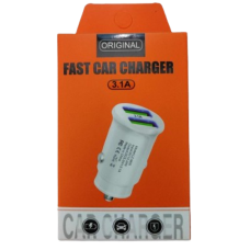 CARGADOR DE CARRO 2USB 10UND (100) 